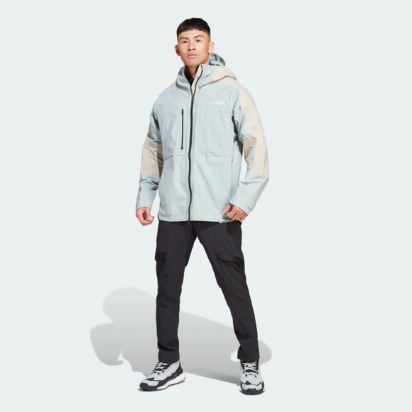 Adidas Terrex Xploric Rain RDY Hiking Jacket - Men's small - Picture 1 of 13